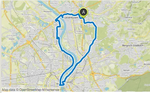 Rundtour am Rheinufer nach Köln – Radfahren rund um Leverkusen